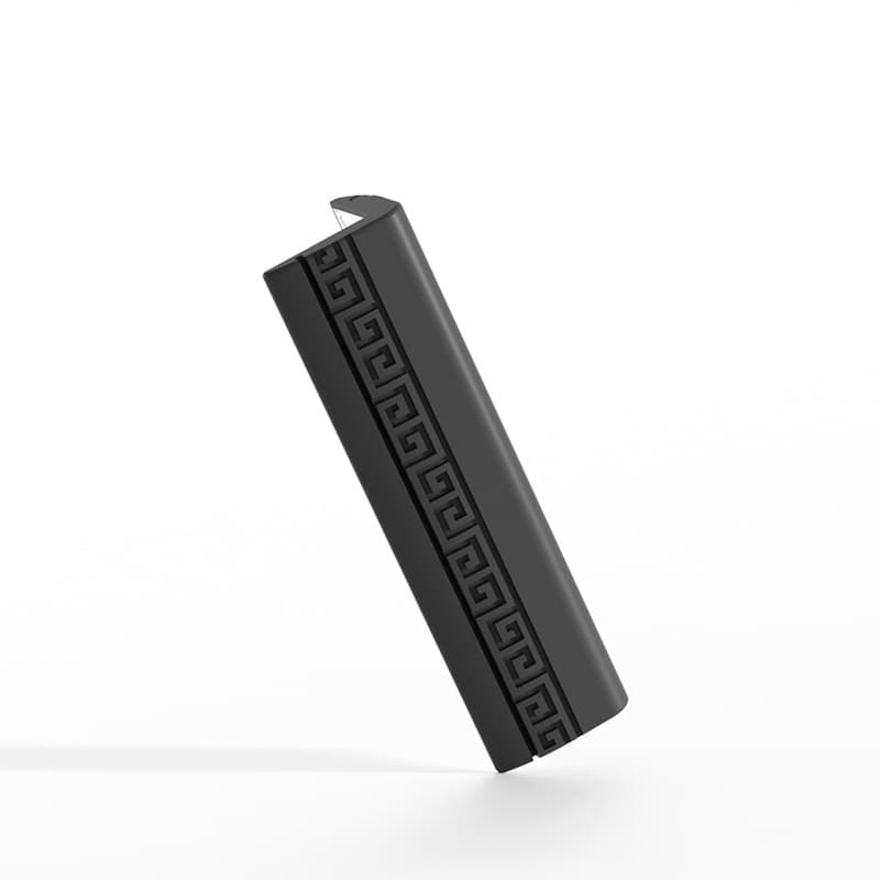 Pattern door frame corner black