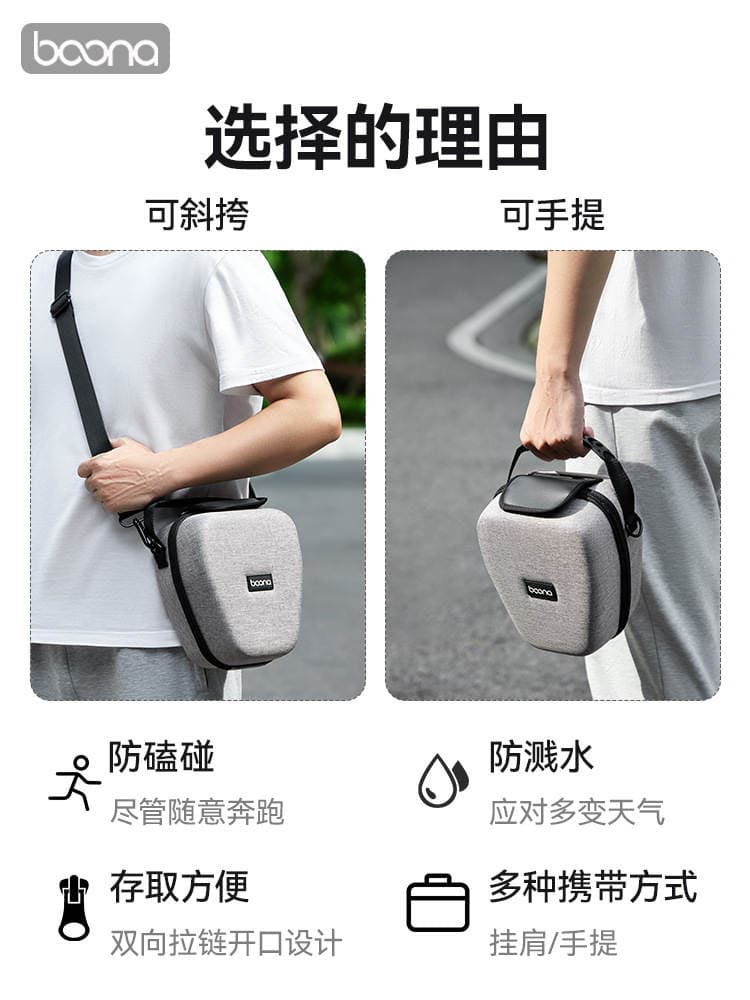 Triangular Camera Bag Slr Shoulder Women's Cross-Body Mirrorless Storage Outdoor Photography Canon R50 Sony Zve 2