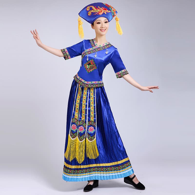 M06 royal blue + fan-shaped