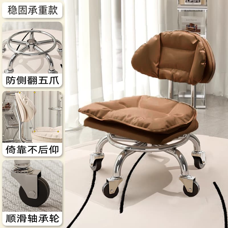 Electroplated five claws: xiaoyunduo dark coffee [with] smooth bearing wheel