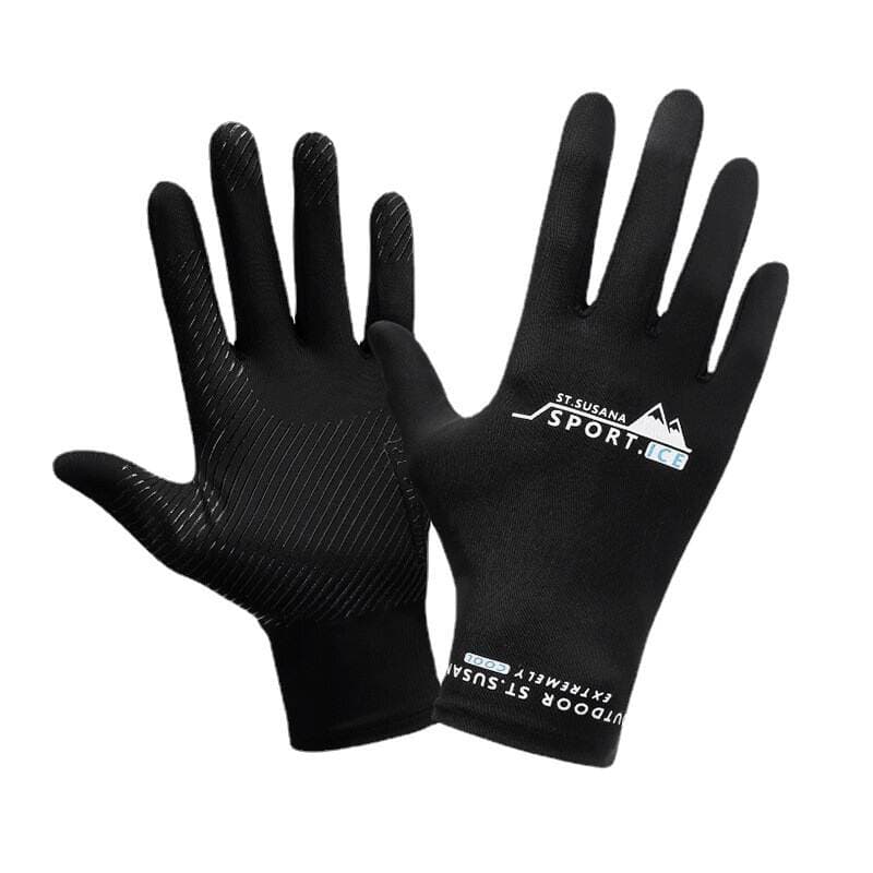 Men's thin spring and summer non-slip hand guard outdoor riding sports mountaineering sun protection quick-drying gloves for women 5