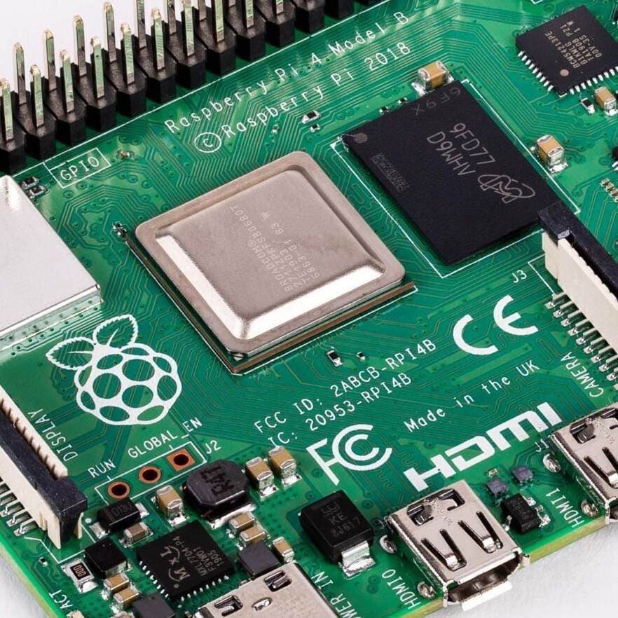 Orijinal Raspberry Pi 4B Geliştirme Kartı, Python, Bluetooth 5.0 3