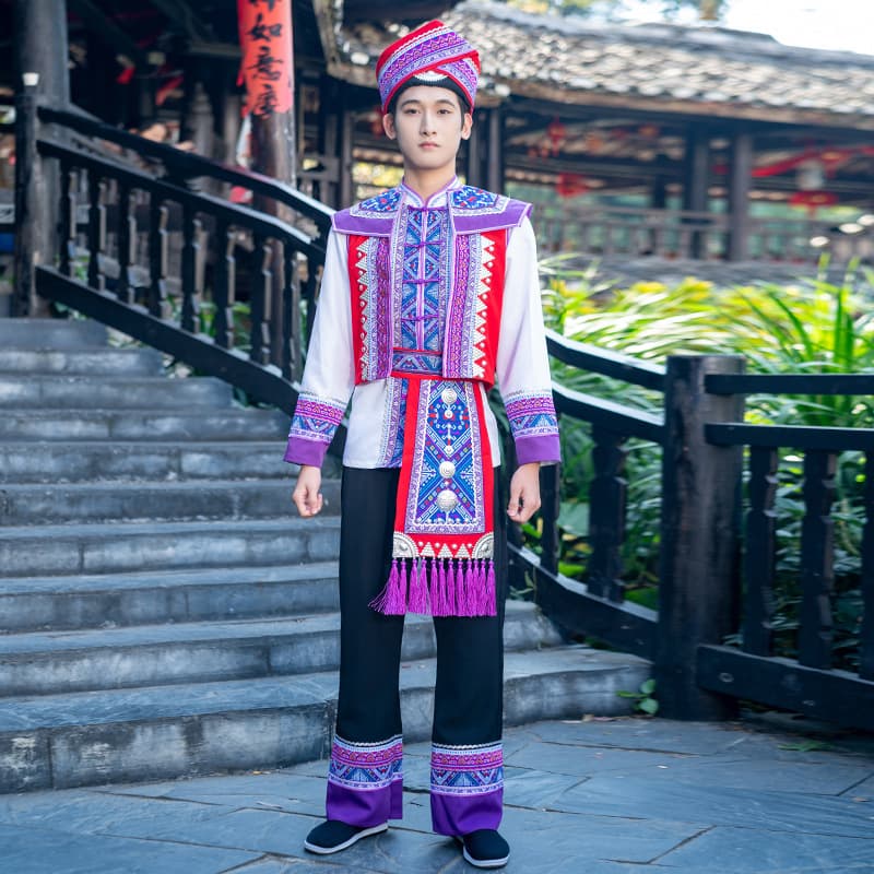 Szl men's red suit + hat