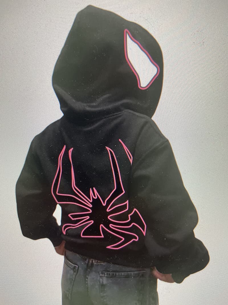 Black—black and purple logo