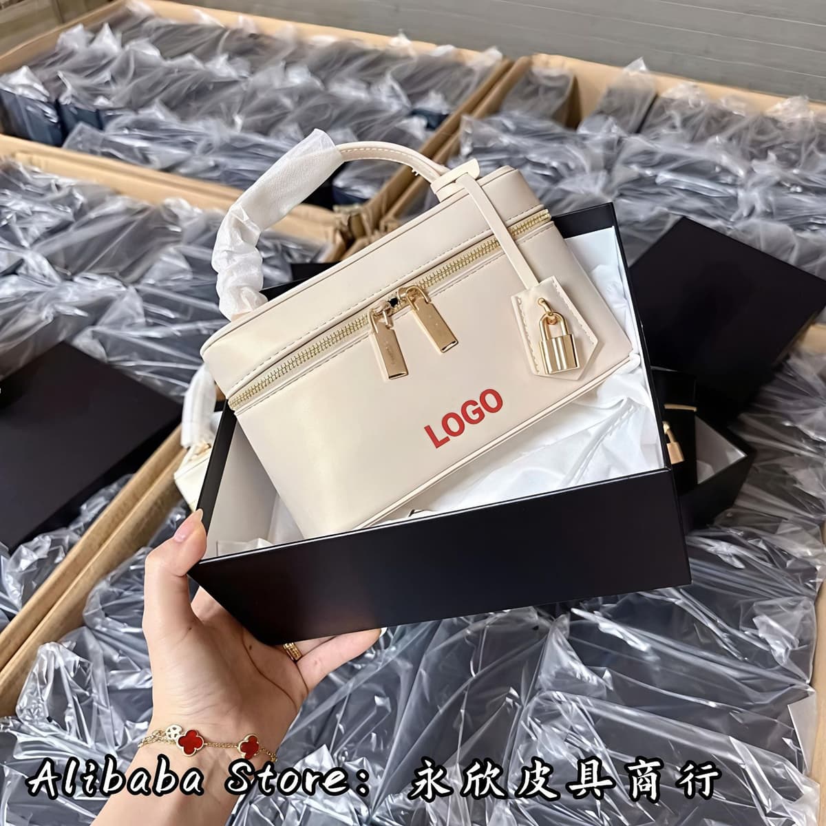 Champagne gold gift box