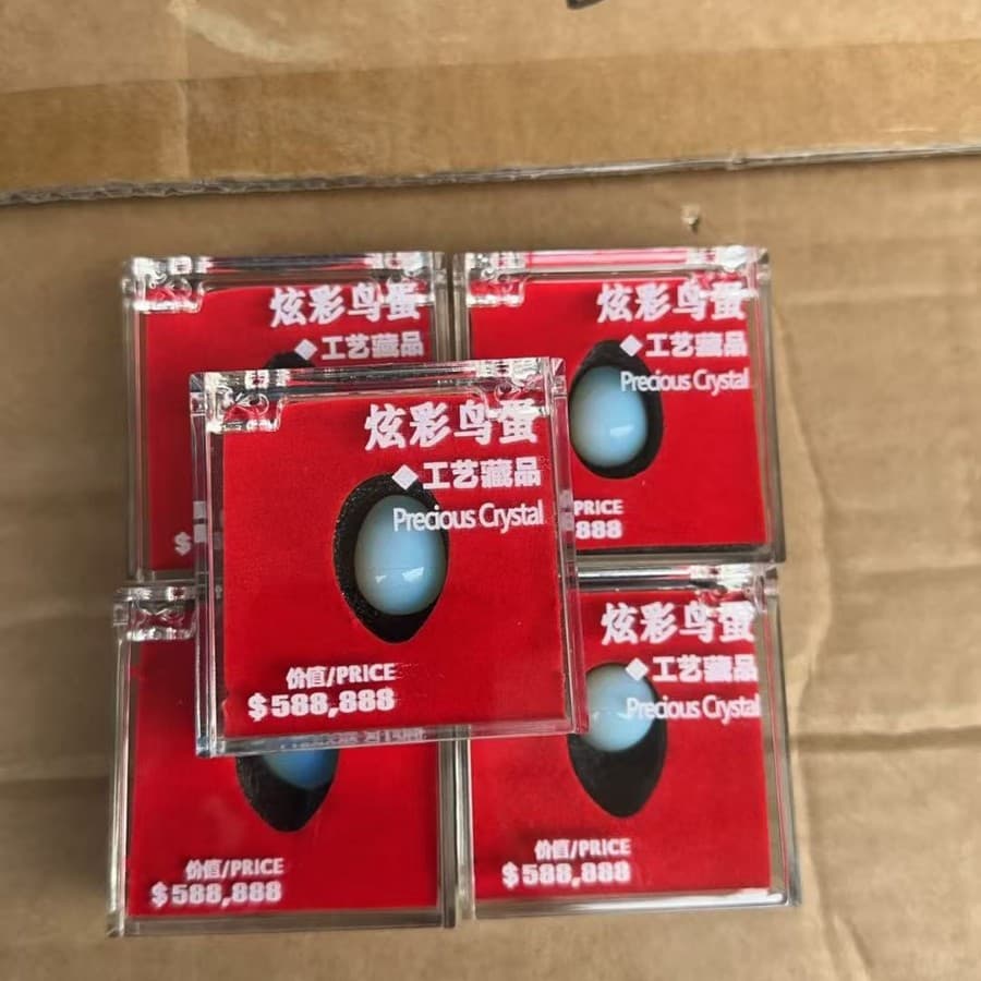 15*20 small colorful bird eggs [gift box]