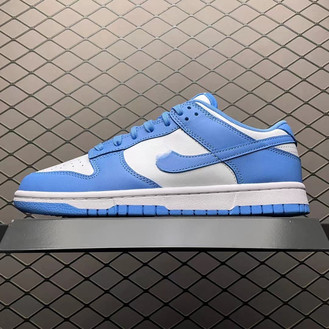 Dunk white and blue