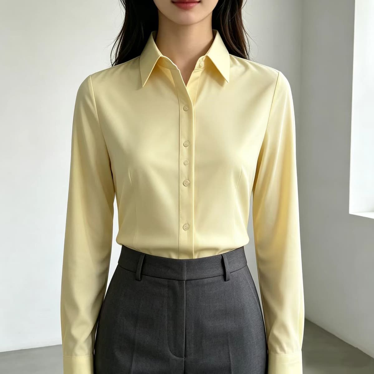 Light yellow [long sleeves]