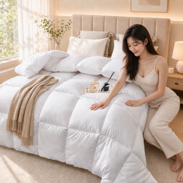 Winter cotton quilts, down-filled quilts, silk cotton quilts, thickened warm quilt cores, winter quilts, hotel bedding, gift quilts, wholesale and drop shipping