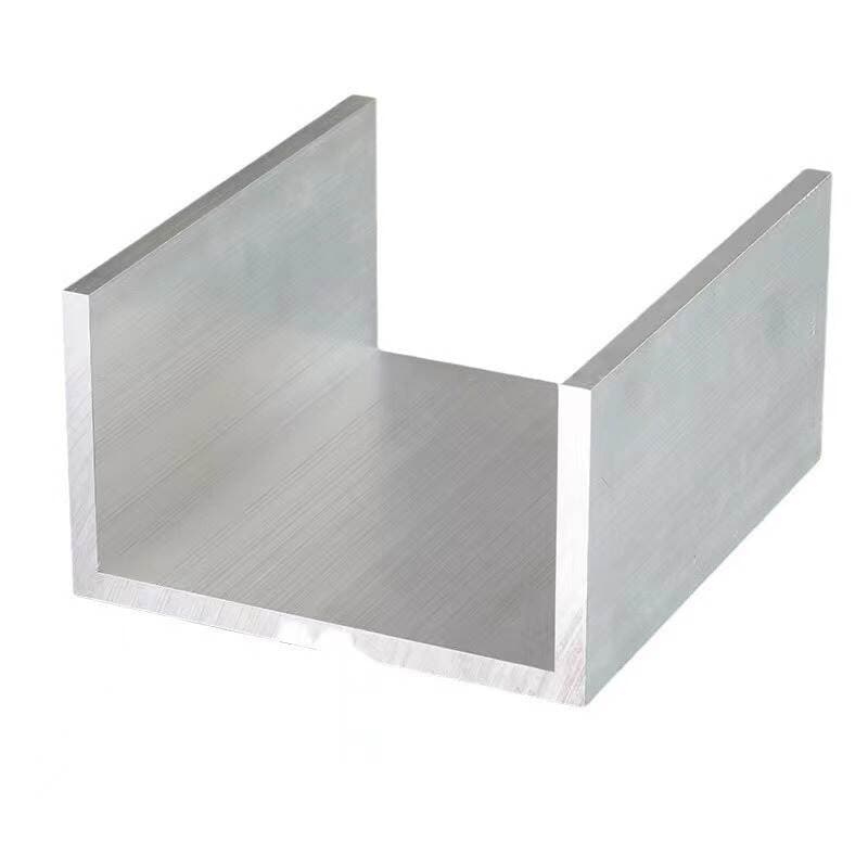 6063 Aluminum Alloy U-Shaped Groove Aluminum 2A12 5052 Aluminum Oxide Groove 5083 6082 Sliding Guide Rail Slot Customization 5