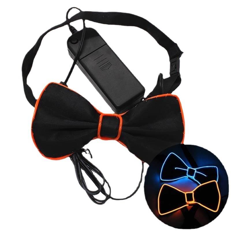 Halloween Glowing Bow Tie, Safety Pin, Spoke Wheel, Safety Guard, Summer Party, Ultra-Thin, Cool, Dazzling Colors 5
