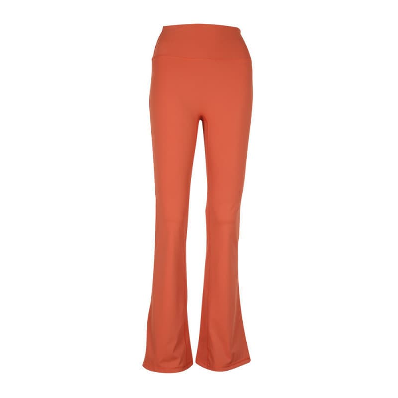 Warm red bell bottoms
