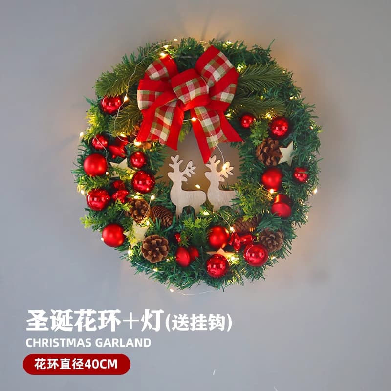 Red bow style-40cm [comes with light + hook]