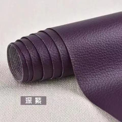 Dark purple [self-adhesive] leather sticker