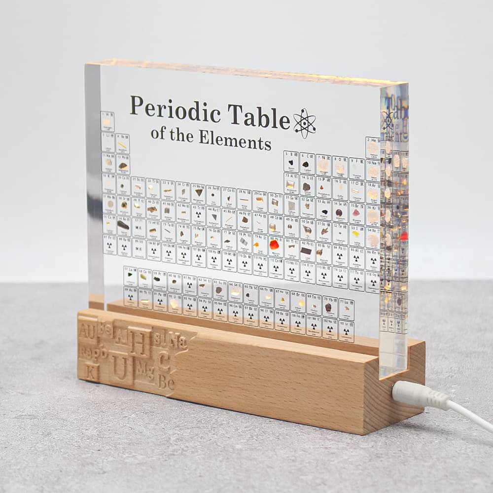 [embedded with 83 elements] + chemical embossed usb base with light