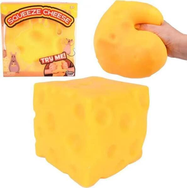 Qutulu böyük pendir squishy oyuncağı. Yetkinlər üçün stress azaldıcı hədiyyə.