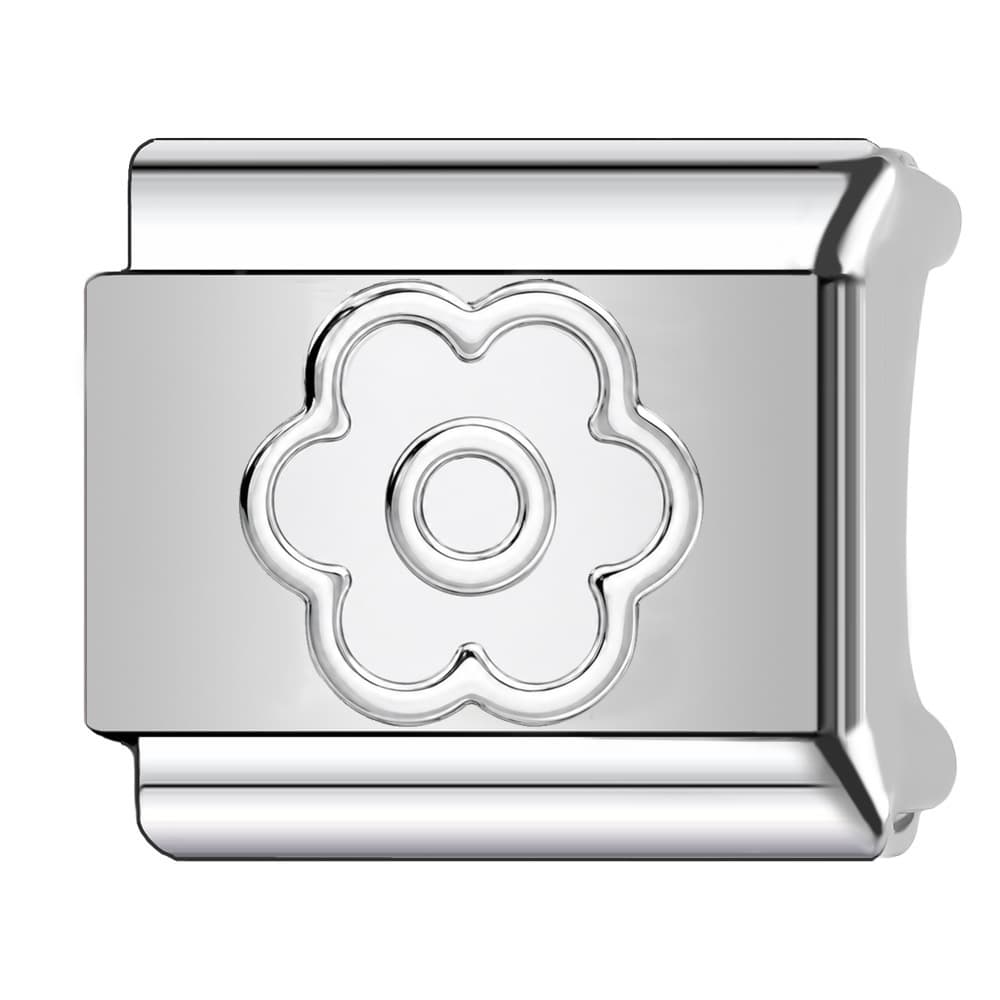 6 flowers (one steel color)