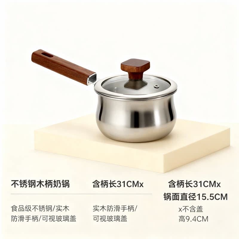 14cm milk pot+lid