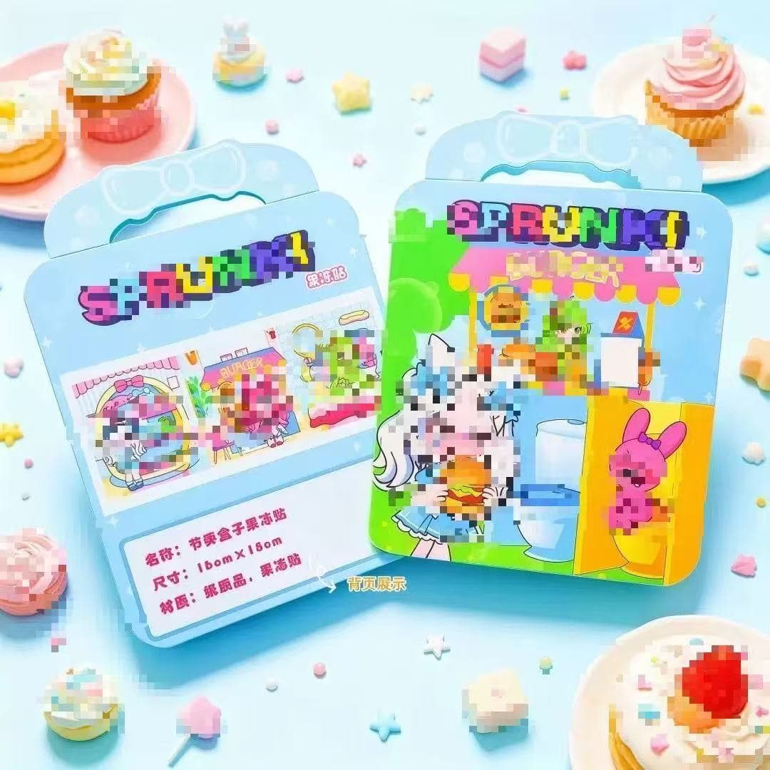 Rhythm box jelly stickers [hamburger shop]