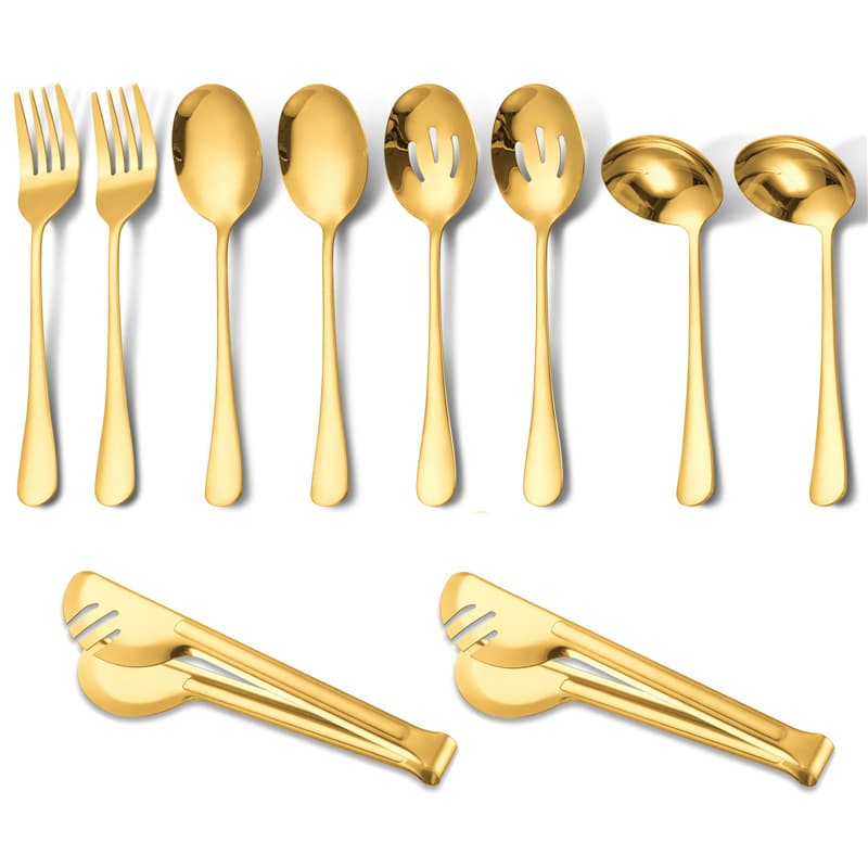 [gold 10-piece set] with semi-circle clip