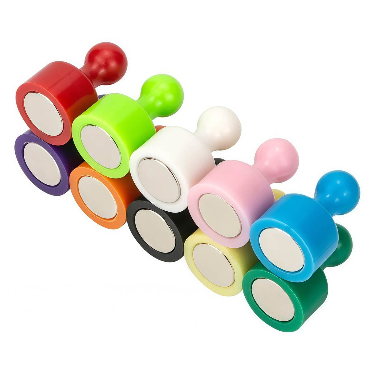 Kiçik D12*20mm güclü maqnit düymə/kağız ağırlığı (rəsm/xəttatlıq üçün) 5