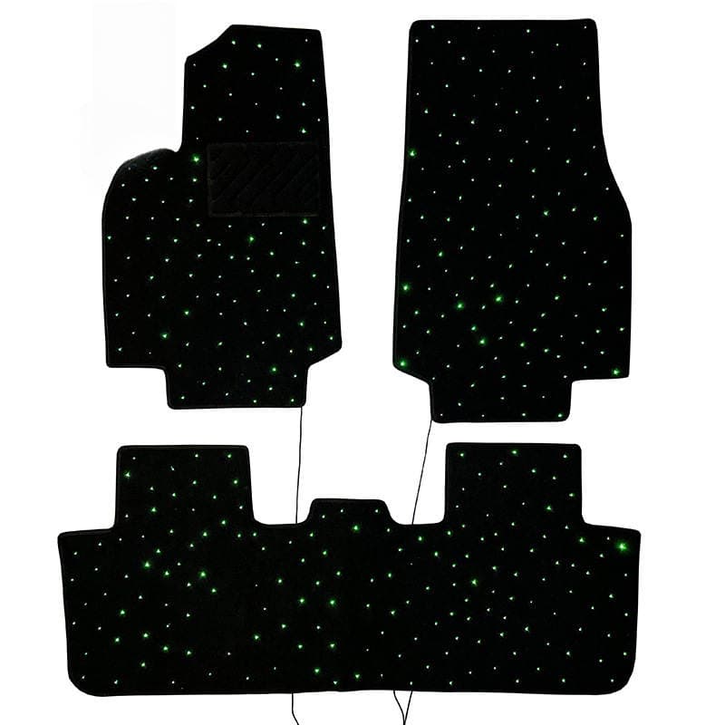 New Tesla Model Y Floor Mats, Model 3-Specific Car Mats with Fiber Optic Starlight Effect 3