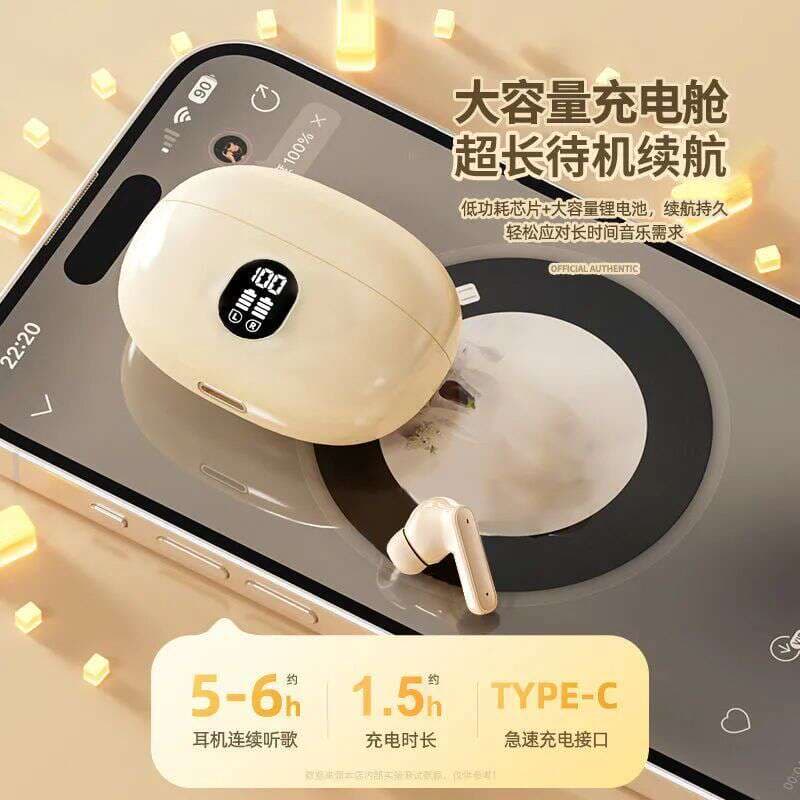 BNR TWS Mini Bluetooth qulaqlıqlar, rəqəmsal ekranlı, böyük batareyalı, idman üçün səsboğucu, Apple, Huawei, Xiaomi ilə uyğun. 4