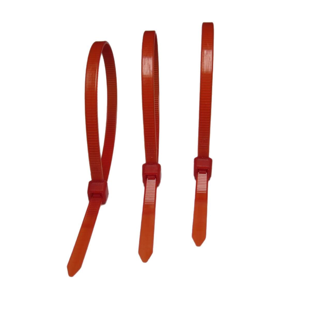 Rəngli neylon kabel bağları, 3x200 mm, 12 rəng, 100 ədəd/paket 5