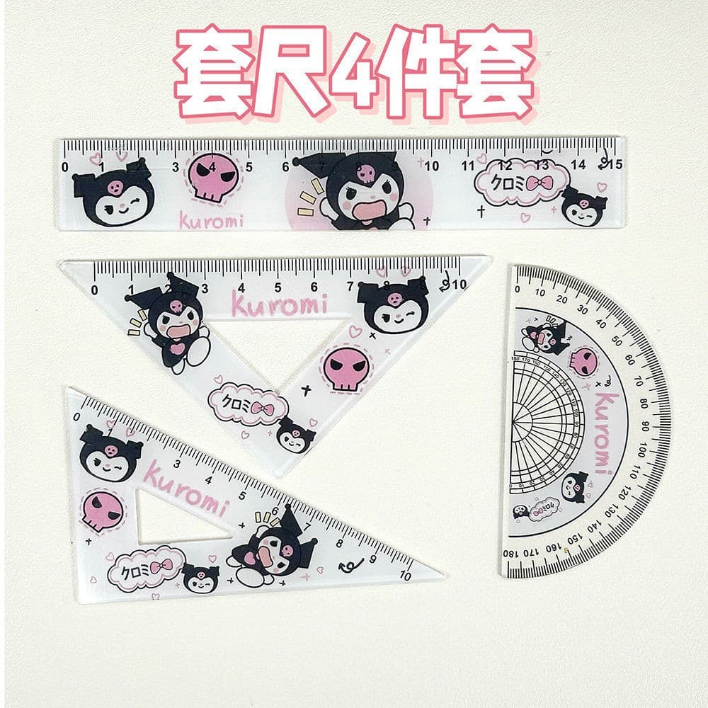 Kuromi ruler set