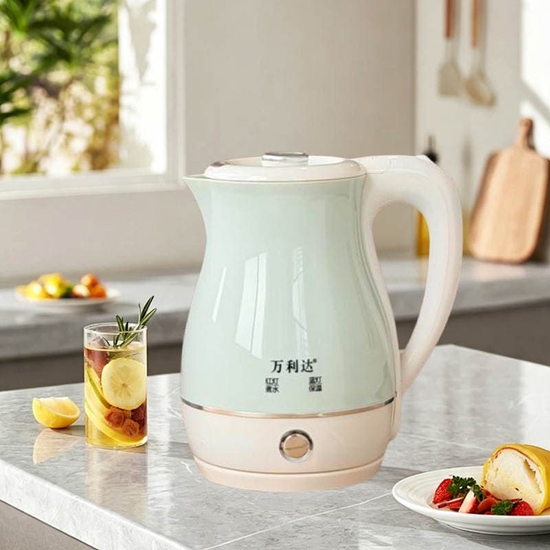 Insulated Electric Kettle for Home Use, Stainless Steel, Automatic Shut-Off, Constant Temperature Kettle for Dormitory, Office, Hotel 2