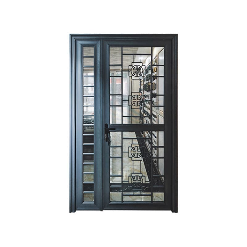 Anti-theft swing door