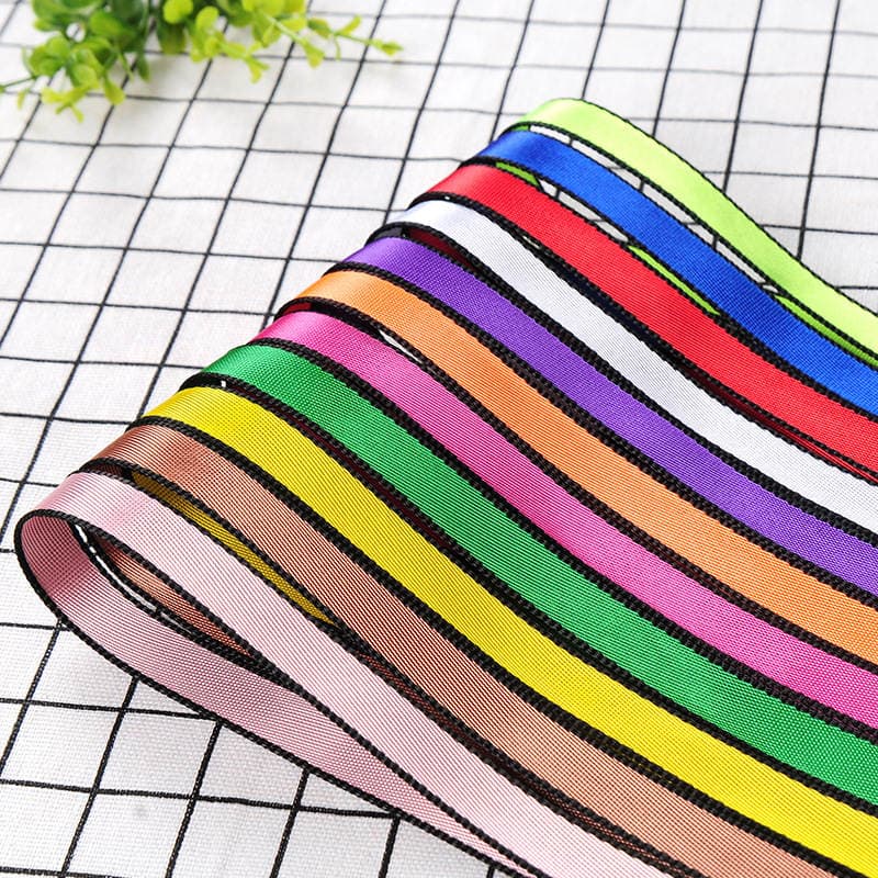 Seam-Sealed Twill Webbing, Bright Silk Ribbons, Handbags, Luggage, Shoelaces, Clothing Accessories, Pet Gift Box Straps 2