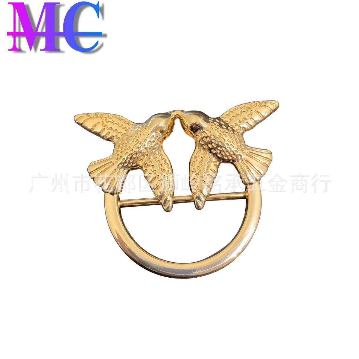 Factory direct supply exquisite luggage hardware decorative buckle swallow buckle diy handmade bag decorative accessories 5