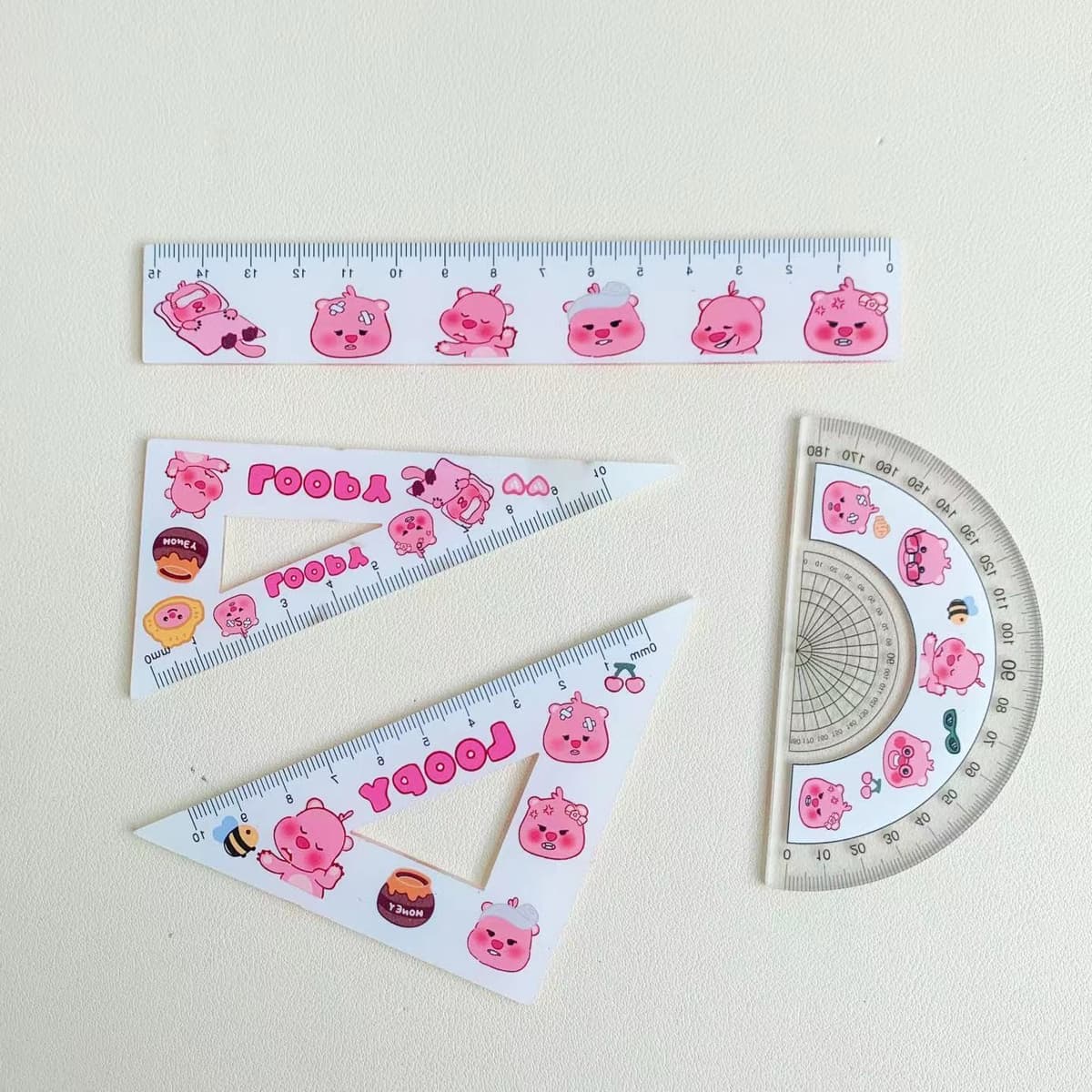 Loopy beaver ruler set