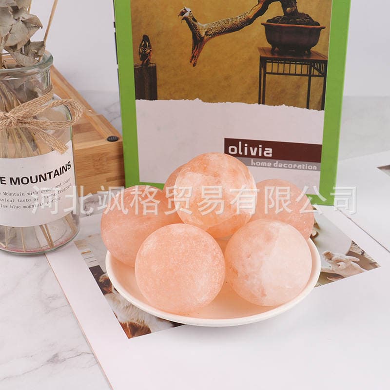 Himalayan Rock Salt Ball Essential Oil Massage Salt Ball Rock Salt Products Salt Ball Salt Ball Salt Lamp Accessories 4