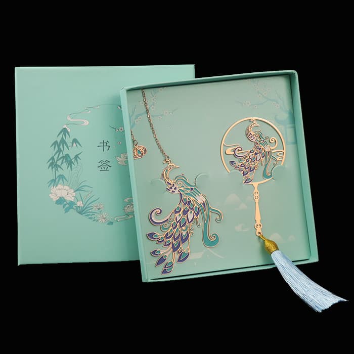Peacock gift box (pack of two)