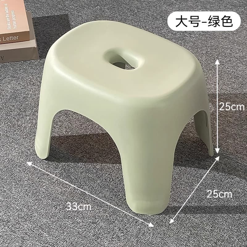 Bathroom low stool - large green size 33*25*25