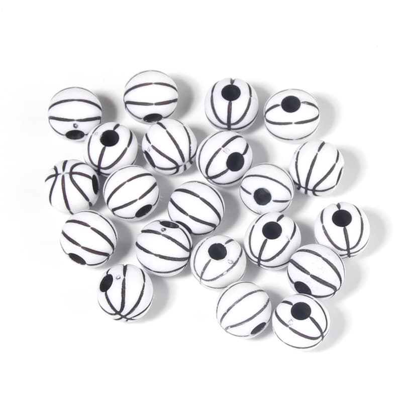 12mm white basketball