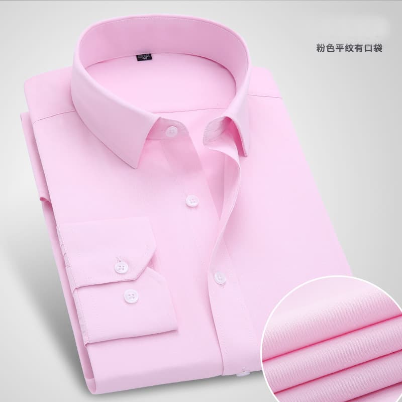 Pink plain long sleeves