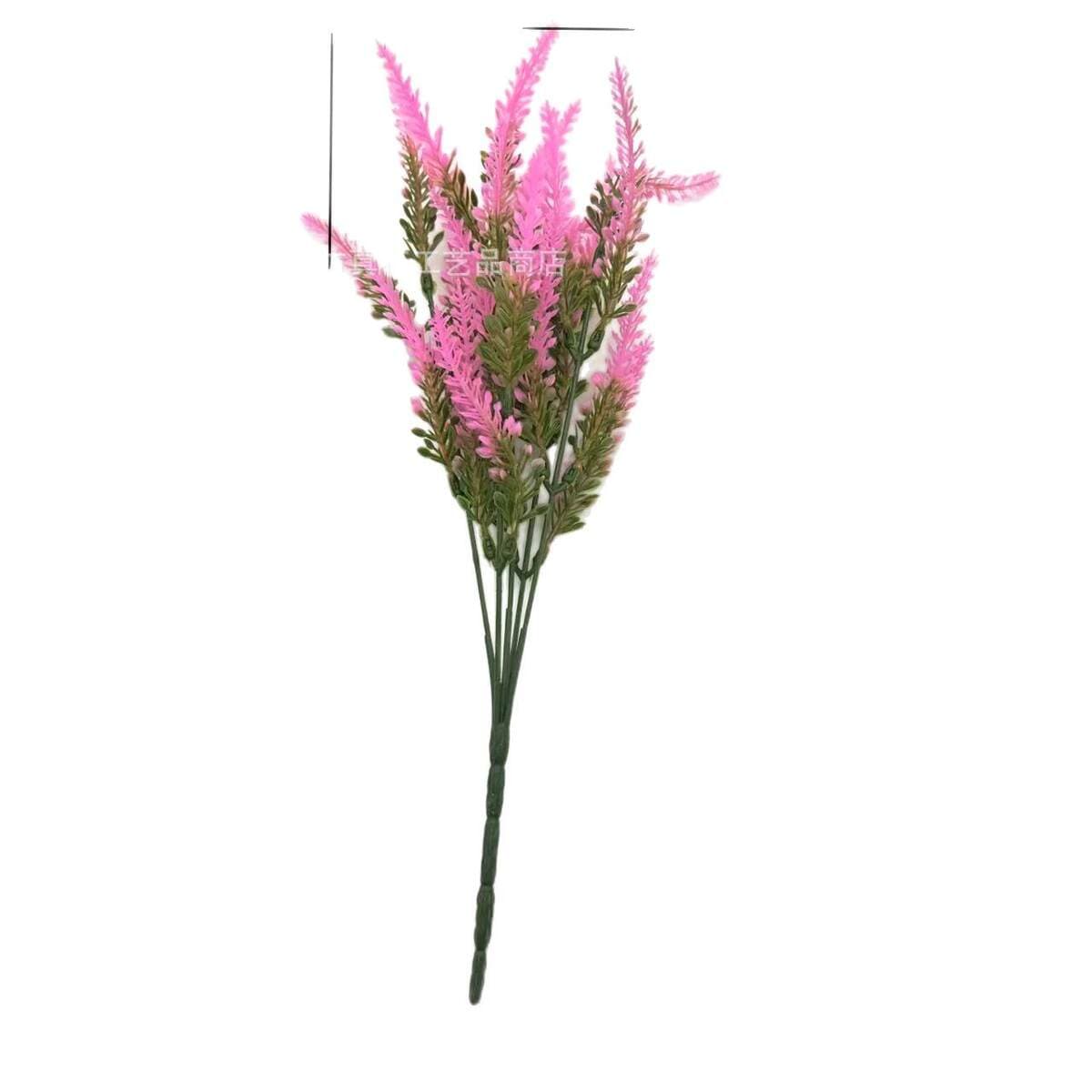 Pastoral Decoration Artificial Purple Lavender Plastic Flower Outdoor Wedding Engineering Flower Arrangement Decoration Landscape Artificial Flower Ornaments 5