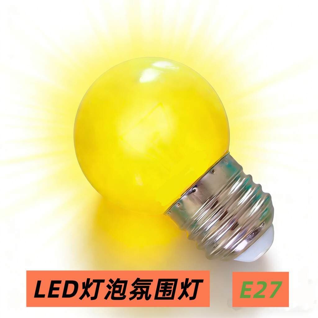 Enerjiyə qənaət edən kiçik rəngli LED lampalar (E27/B22) – dekorativ işıqlandırma üçün 2