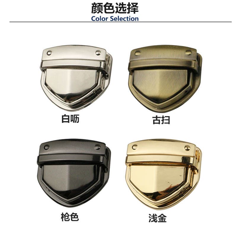 Repair bag bag hardware accessories bag lock bag buckle women's bag lock bag lock DIY bag lock 3