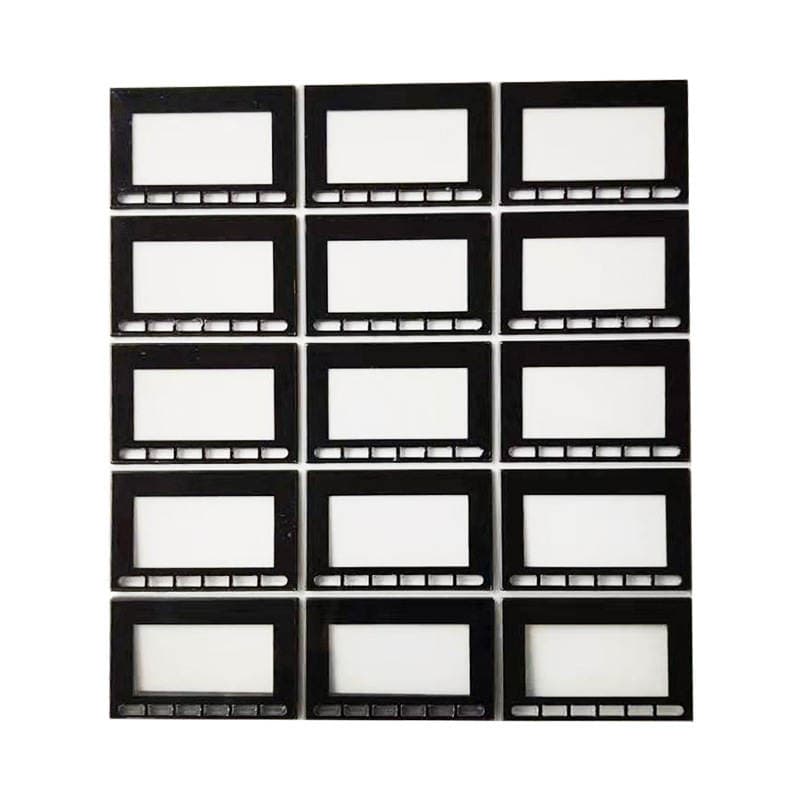 Customized One-Piece Black Hidden Acrylic Touch Panel Home Appliance Acrylic Switch Panel Yake Window Panel 3