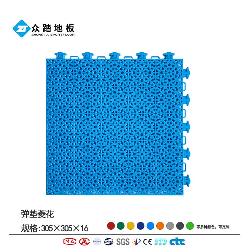 Spring pad rhombus