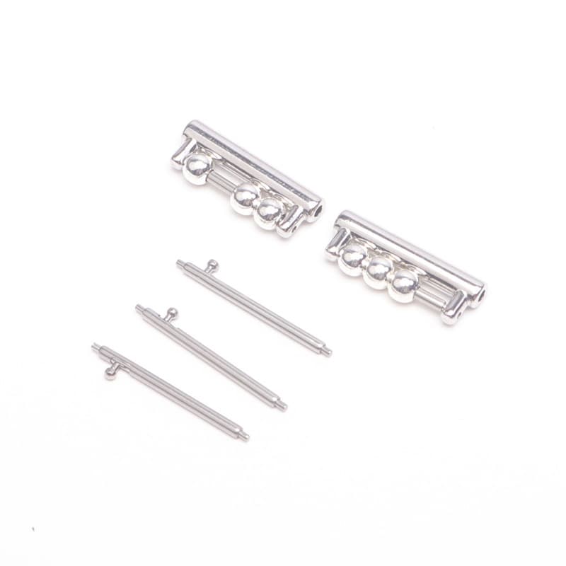 [raw ear model] silver-3 beads