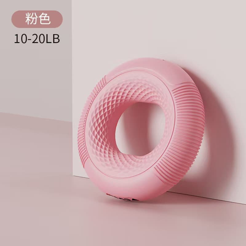Toothed silicone grip ring pink 10-20lb