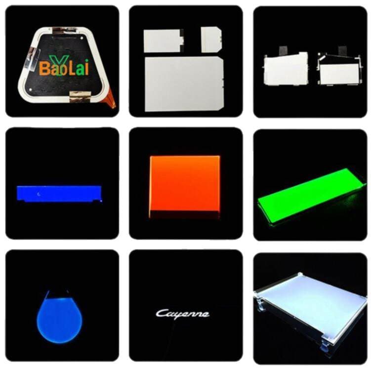 Dairəvi LED arxa işıq halqaları, əks etdirici yan işıq yayan işıq bələdçi lövhələri 2