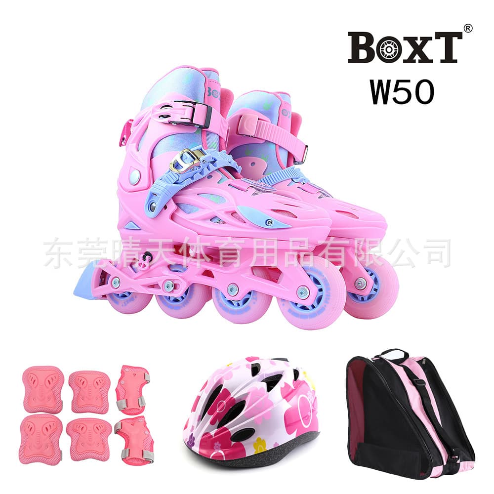 Pink W50 + scorpion protective gear + helmet + Backpack