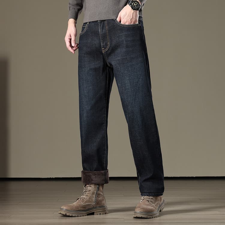 Black fleece-lined