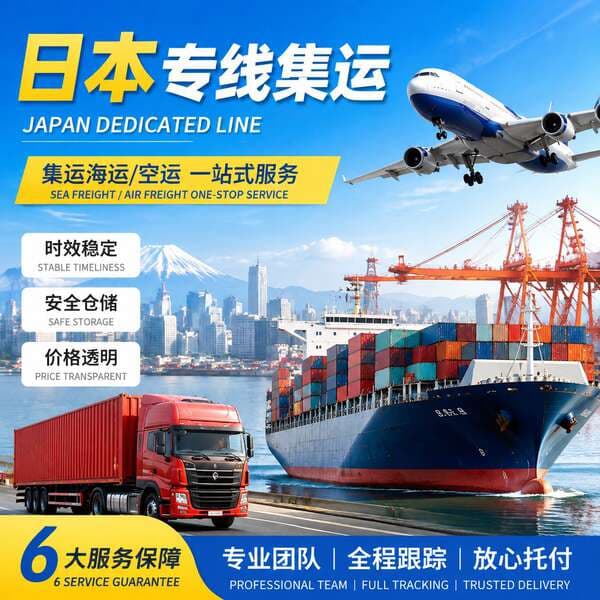 Shipping and Logistics from Mainland China to Japan, Air Freight, Japan-Specific Express Freight Forwarding, and Container Consolidation to Japan